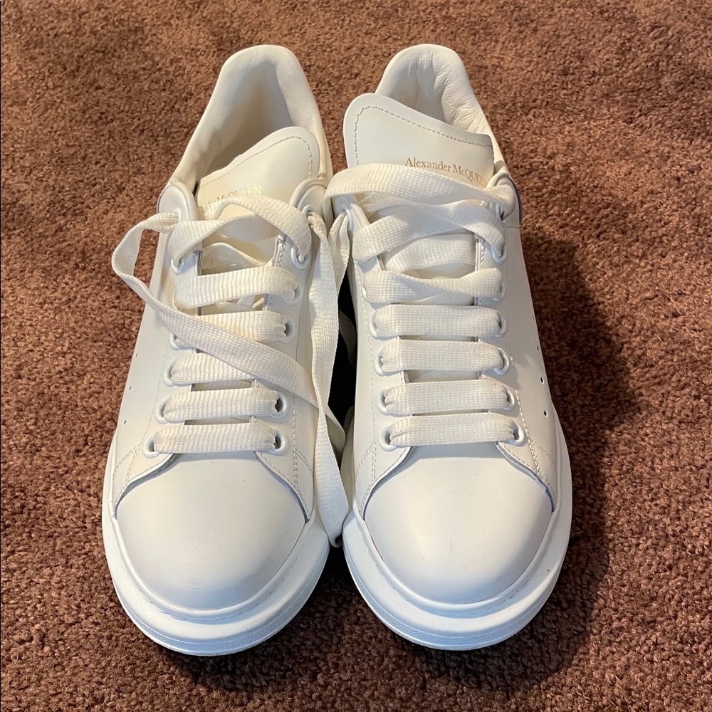 Alexander McQueen Cream Sneakers - Picture 3 of 5